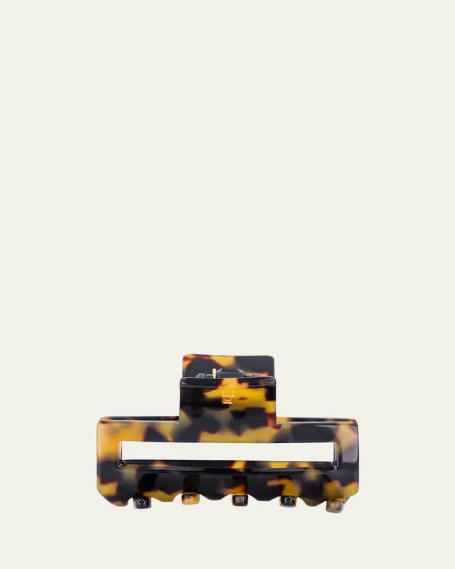 Medium Acetate & Brass Claw Clip